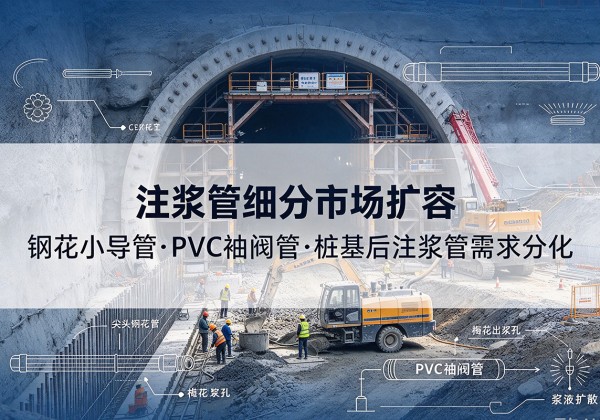 黟县注浆管细分市场扩容，隧道钢花小导管、PVC 袖阀管、桩基后注浆管需求分化